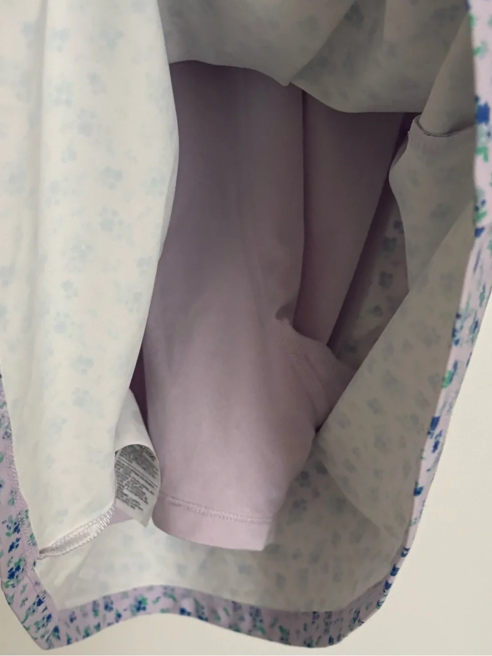 Old Navy Light Purple Floral tennis dress